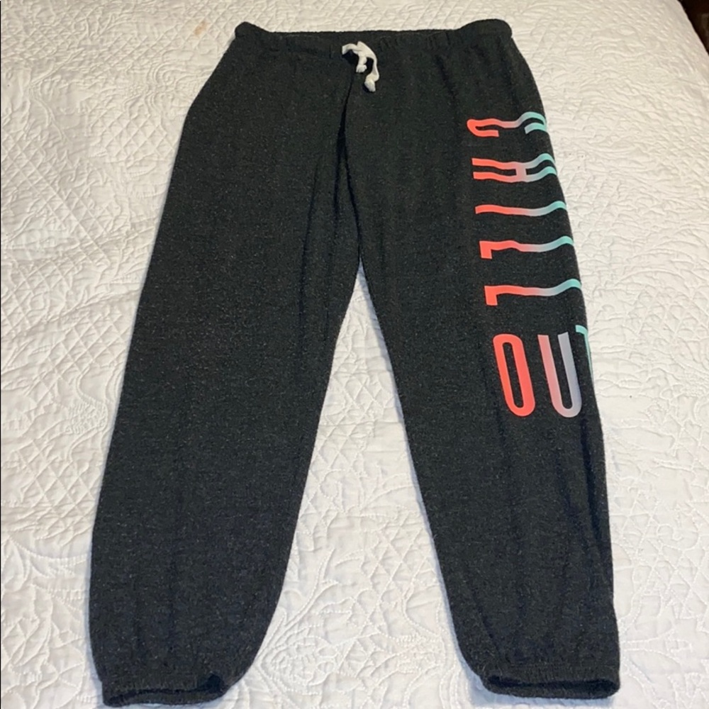 Grey “Chill Out” Joggers